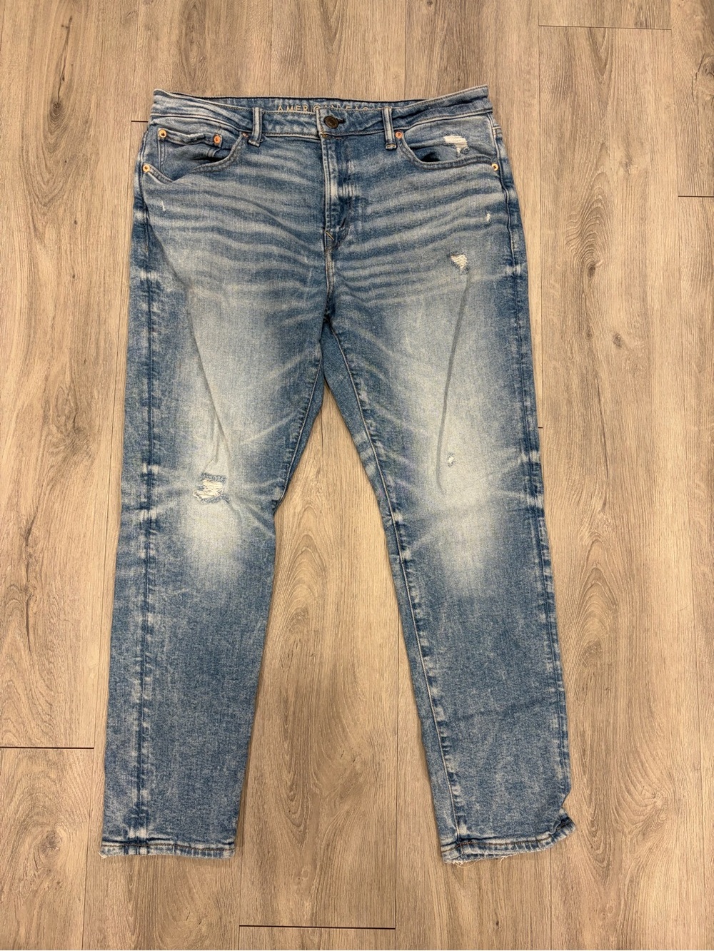 American Eagle AE AirFlex+ Slim Jean Slim Jeans in Blue Waist 36